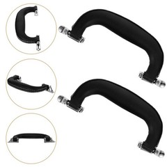 2Pcs Easy Install Black Suitcase Grip Handle Replacement for Luggage Cases