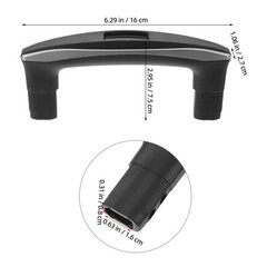 Luggage Trolley Handle Plastic Pull Grip Replacement Telescopic Parts