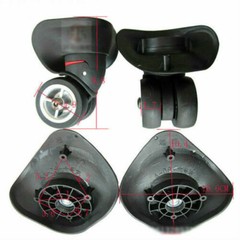 1 Pair Luggage Suitcase Replacement 360 Spinner Wheels Swivel Casters
