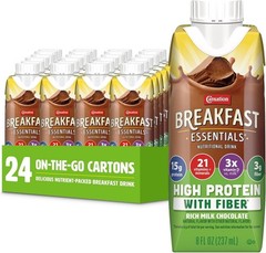 Carnation Breakfast Essentials High Protein with Fiber Ready-to-Drink 8 FL OZ 24