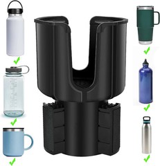 Car Cup Holder Expander Extender Adapter for Yeti Hydro Flask Large Bottles Mugs