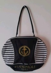 St Thomas Black Beach Or Boat Bag USVI Anchor/ Boating MINT Condition