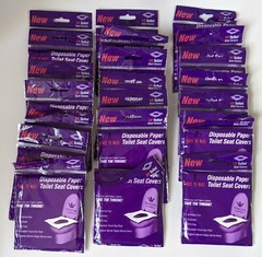 210 Venus to Mars Toilet Seat Covers (21 Packs of 10) Public Bathroom Travel