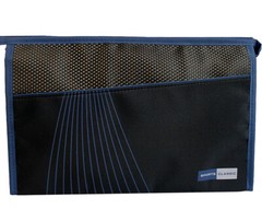 Toiletry Bag Black-Blue FLAT – Richard Jäger – Wash Bag