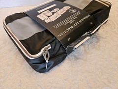 French Connection 6pc Black Travel Storage Set Ultra Lightweight Water Resistant