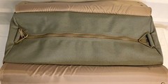 Origaudio Finley Mill Green Canvas Brown Faux Leather Cincinnati Reds Duffle Bag