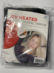 12V Heated Travel Throw, 58&Prime; x 36&Prime; by artic-x auto temperature control