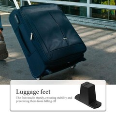 8Pcs Reusable Plastic Luggage Bottom Side Feet Pads for Travel Bag Repair