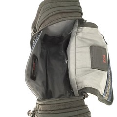 TUMI Black Ballistic Nylon Hanging Travel Toiletry Bag Cosmetic Organizer Kit