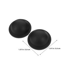 50Pcs Lightweight Plastic Suitcase Feet Pads Black PP Travel Luggage Support