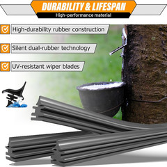 AUTOBOO Wiper Blades Set 26&Prime;+16&Prime;+12&Prime; for Toyota RAV4 2019-2024 Mazda 5 OEM 3Pack