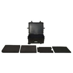 vidaXL Wheeled Flight Case Black 22.8&Prime;x17.7&Prime;x10.6&Prime; PP