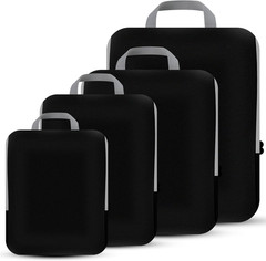 PANDA JOYS 4 Set Compression Packing Cubes Travel – Travel Accessories Expandabl