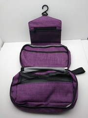 NEW! Purple Organizer Toiletry Bag Mesh Hanging Shower Caddy Travel 8.5×5.5×3