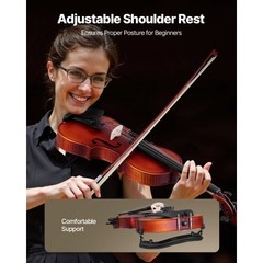 Violin 4/4 Full Size for Adults, Violin Fiddle Set for Beginners Student with H