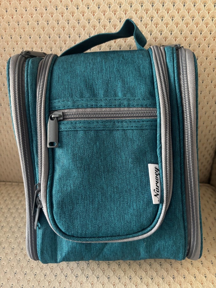 Hanging Travel Toiletry Bag – Teal – Narwey