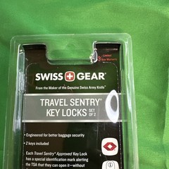 Swissgear Travel Sentry Key Locks , 2Pk, TSA Accepted Secure Your Luggage & Bag