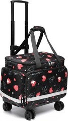 Rolling Medical Bag Trolley Duffel w/ Wheels Nurse EMT Storage