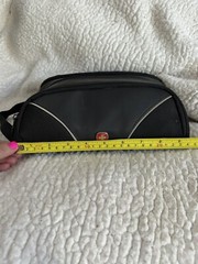 Swiss Gear Black Toiletry Cosmetic Hygiene Mesh Travel Bag Organizer