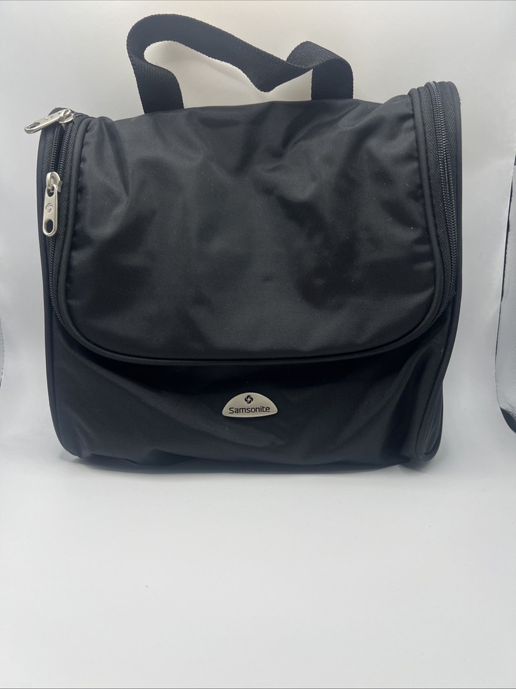 Samsonite Black Hanging Travel Toiletry Bag Organizer Kit