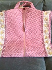 VERA BRADLEY RASPBERRY POOH PINK CHILD&rsquo;S GARMENT BAG – SUPER RARE – READ