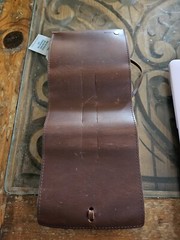 Rustico High Line Brown Leather Travel Pouch & Utility Sidekick USB Cord Storage