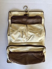 Red Envelope Leather Excursion Travel Case Bag Vintage Trifold Classic Unused