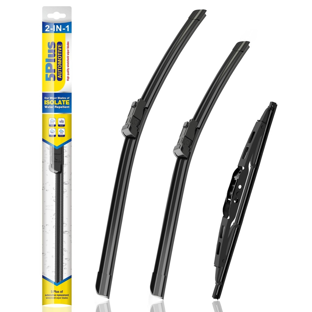 5 PLUS® Silicone Windshield Wiper Blades Replacement for 2017-2010 GMC Terr
