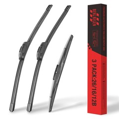 26 & 16&Prime; Windshield Wiper Blades + 12&Prime; Rear for Subaru & Nissan (Set of 3) »