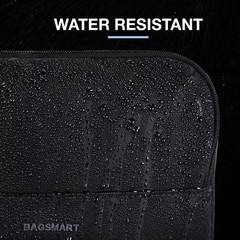 Versatile Black Travel Toiletry Bag – Men&rsquo;s Waterproof Kit with Dual Zippers