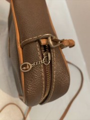 TRUSSARDI RARE ITALY TROUSSE Travel Cross Body Toiletry Clutch Very Good