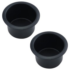 Tsnamay 2Pcs Metal Automotive Cup Holders,Aluminum Drink Holder for Black