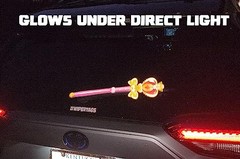 Magic Moon *REFLECTIVE* Wand attach to rear vehicle wiper blades