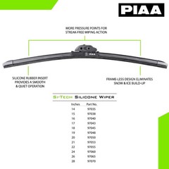 97045 18-Inch (450mm) Si-Tech Silicone Wiper Blade, All-Season OEM Windshield Wi