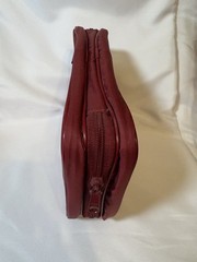 Hartmann Hanging Toiletry Bag Burgundy Maroon Travel Essentials 11x7x3in