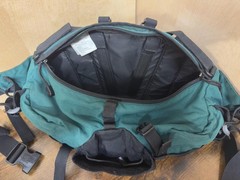 The North Face Teal Black Waist Pack Hiking Travel Lumbar Belt Bag Unisex Nylon