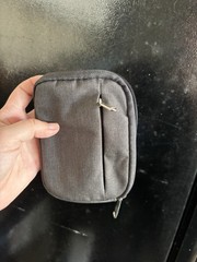 Dark Grey Tandem Tech rPET Travel Organizer