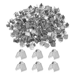 280Pcs 6mm Butterfly Terminals with DIY Beads, White