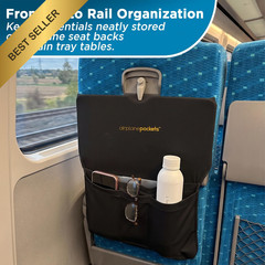 Airplane Accessories Travel Organizer Seatback Storage Pocket Essentials
