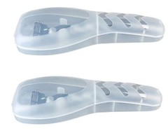 2Pcs Clear Travel Razor Case – Portable Shaver Protector for Men, Universal