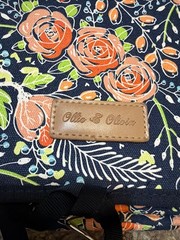 Ollie & Olivia Hanging Travel Organizer Vibrant Floral Pattern 4 Pockets 12×30
