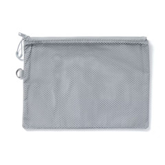 MUJI Polyester Double Zipper Case Large 19 x 27 cm