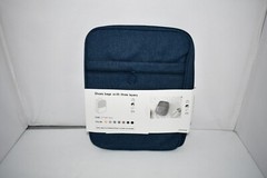 Travel Shoe Bag | Waterproof Portable Organizer Blue NWT