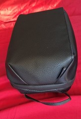 BROOKSTONE COMPACT TOILETRY KIT- VEGAN LEATHER
