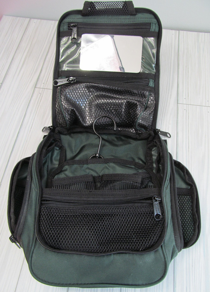 LL Bean Small Bag Organizer Toiletry Cosmetic Camping Travel Hanging Hook Y2