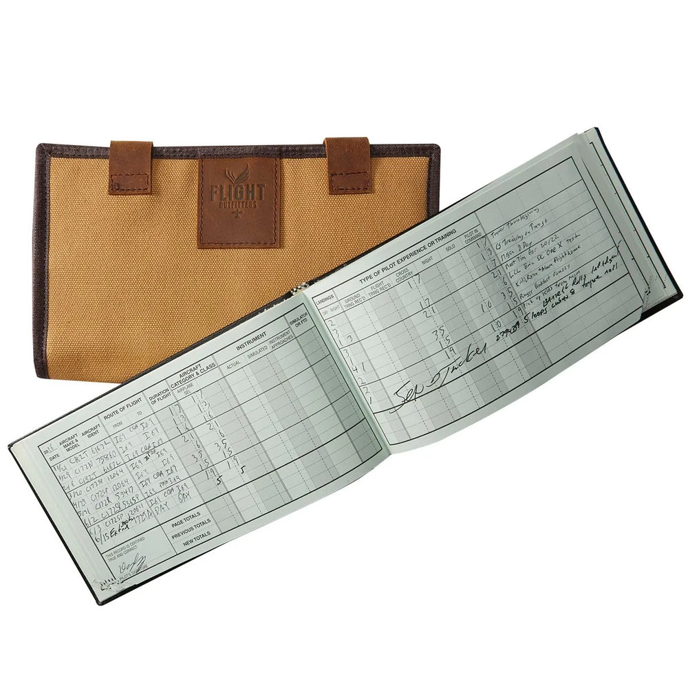 NEW IN BAG Flight Outfitters Bush Pilot Logbook Case- Large
