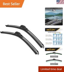 OEM Quality Windshield Wiper Blades, 26” and 18” DSV Standard Car Wiper Blade…