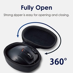 ELECOM Hard EVA Travel Case for M-XT2 Trackball Mouse BMA-XT2BK