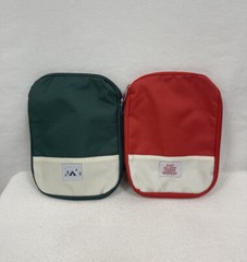 Bundle of 2 Zippered Camping Pouch Set 8 -1/2 x 6 inches
