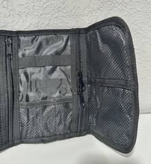 NWT Haynes Eagle Black Roll Up Travel Electronic Packing Organizer For Cords
